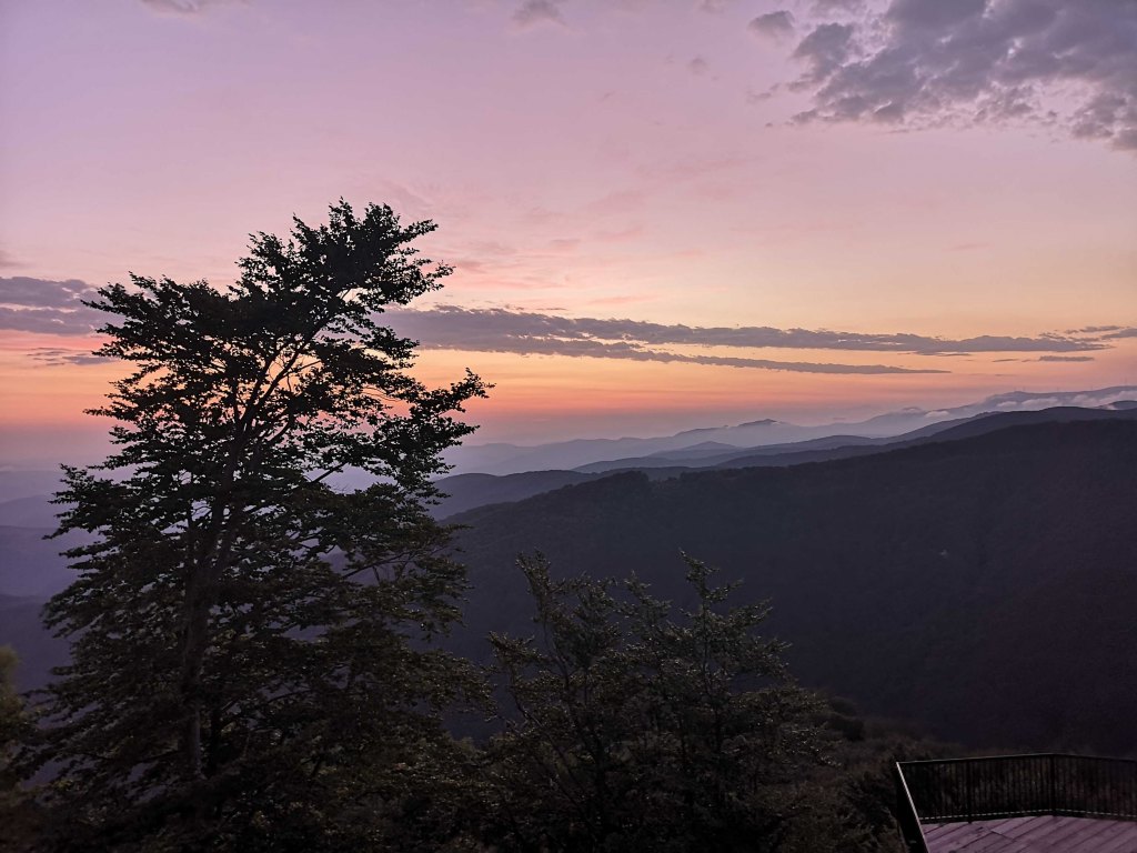 Amazing sunrise views from the hotel in Uzana during AMPECO EV Charging platform teambuilding 2020 Amazing sunrise views from the hotel in Uzana during AMPECO EV Charging platform teambuilding 2020
