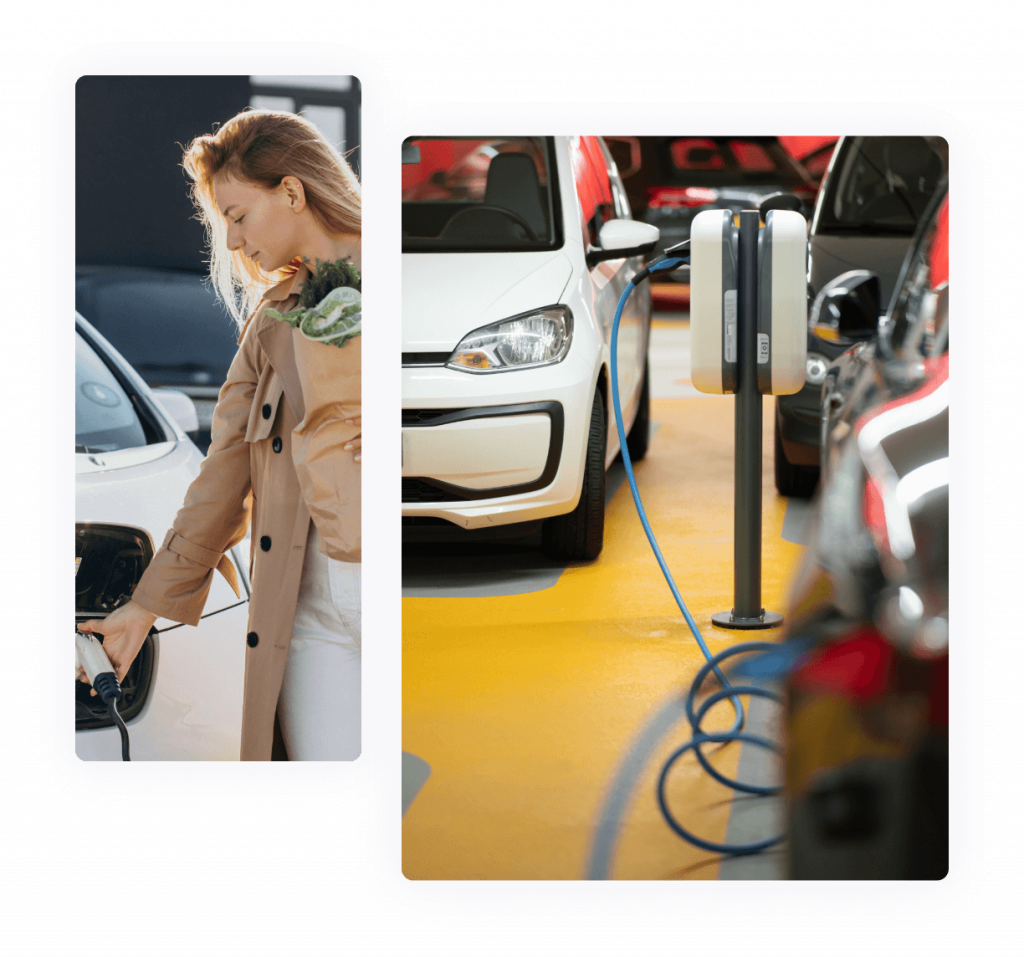 Laden von Elektrofahrzeugen im Einzelhandel Laden von Elektrofahrzeugen im Einzelhandel
