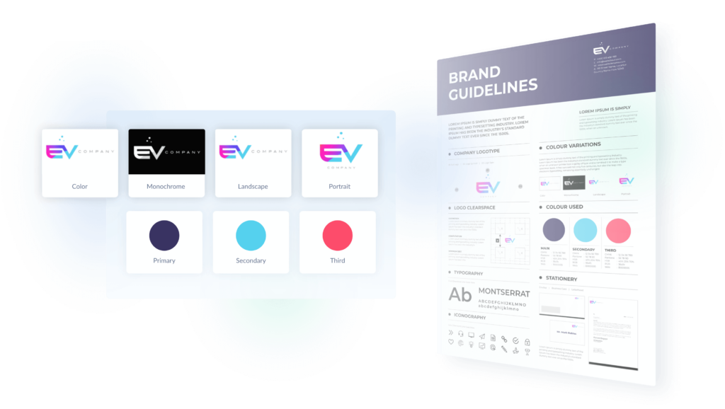 illustration of brand guidelines