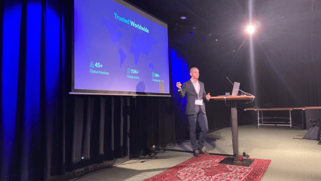 alexander petkov from ampeco presenting at flexcon alexander petkov from ampeco presenting at flexcon
