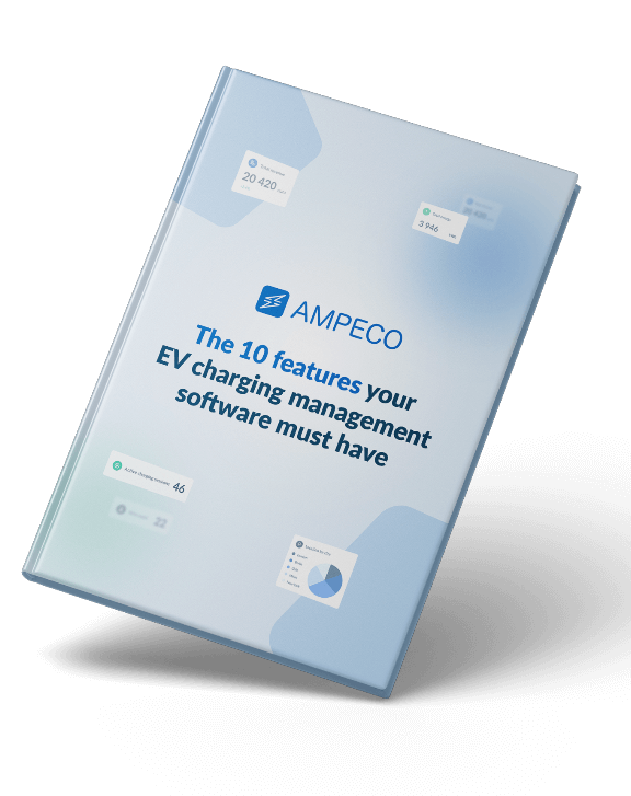 [ebook] The 10 features your EV charging management software must have landing - Capitalize on the high demand for EV charging infrastructure and services with software that can support and scale your business