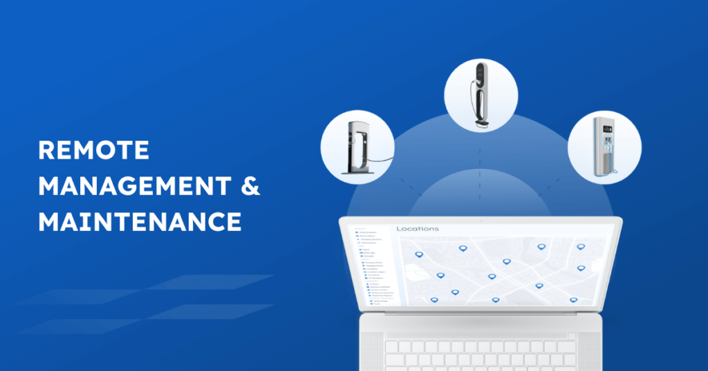 Maximize ev charging network reliability remote management and maintenance software