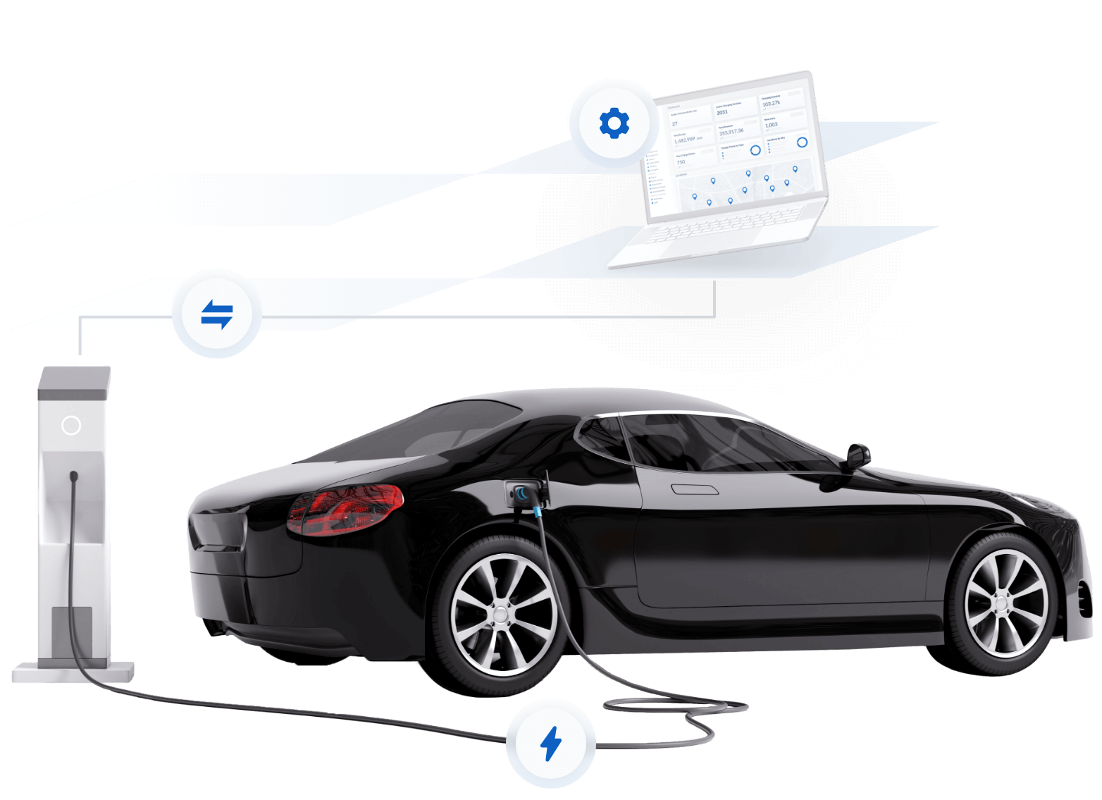 EV Charging Solutions - Provide comprehensive EV charging solutions, including hardware, software, and a suite of services that are all integrated into your own brand experience.