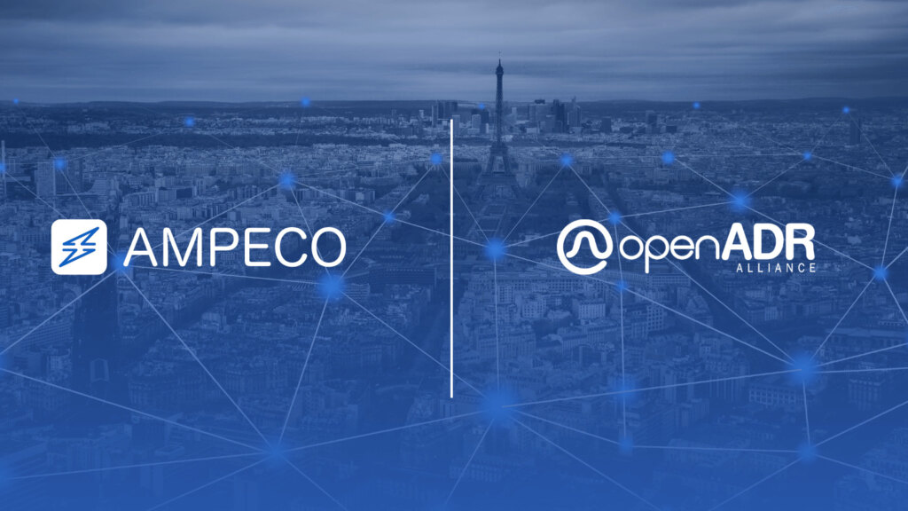 AMPECO unlocks business opportunities with OpenADR 2.0 certification - On November 7, 2022, AMPECO was fully certified by the OpenADR alliance. OpenADR is an open, secure, two-way information exchange of price and event messages called demand response (DR) which balances distributed energy resources (DER) in real time. It allows electricity providers to communicate DR signals directly to existing customers using a common language and existing communications so that dynamic price signals can be exchanged uniformly among utilities, ISOs, and energy management systems. 