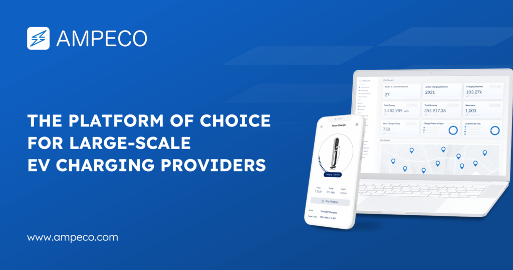 AMPECO raises $16M in funding as revenue quadruples year-on-year - We are happy to announce that AMPECO has raised a total of $16M in venture capital investment after having closed a Series A funding round of $13M led by BMW i Ventures. The funding will be used to drive further expansion into North America with a local presence while growing AMPECO’s engineering and product innovation teams.