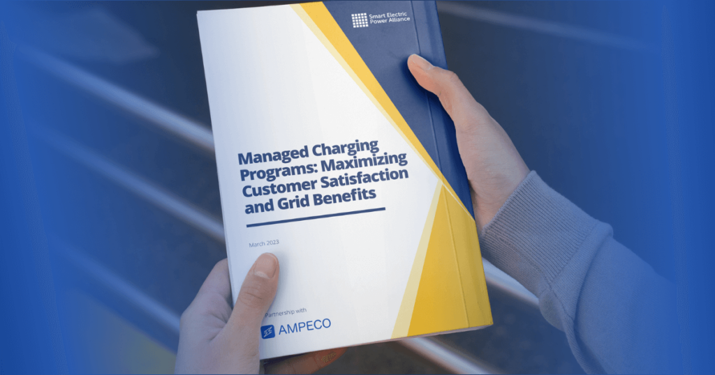 New SEPA report highlights AMPECO's managed charging strategies - As the world increasingly adopts electric vehicles (EVs), utility companies are taking proactive steps to integrate them smoothly with the grid. Managed charging programs enable grid-friendly charging behavior, such as time-of-use (TOU) rates and active managed charging and discharging. AMPECO recently partnered with The Smart Electric Power Alliance (SEPA) to publish a report, "Managed Charging Programs: Maximizing Customer Satisfaction and Grid Benefits," on March 22nd, 2023.