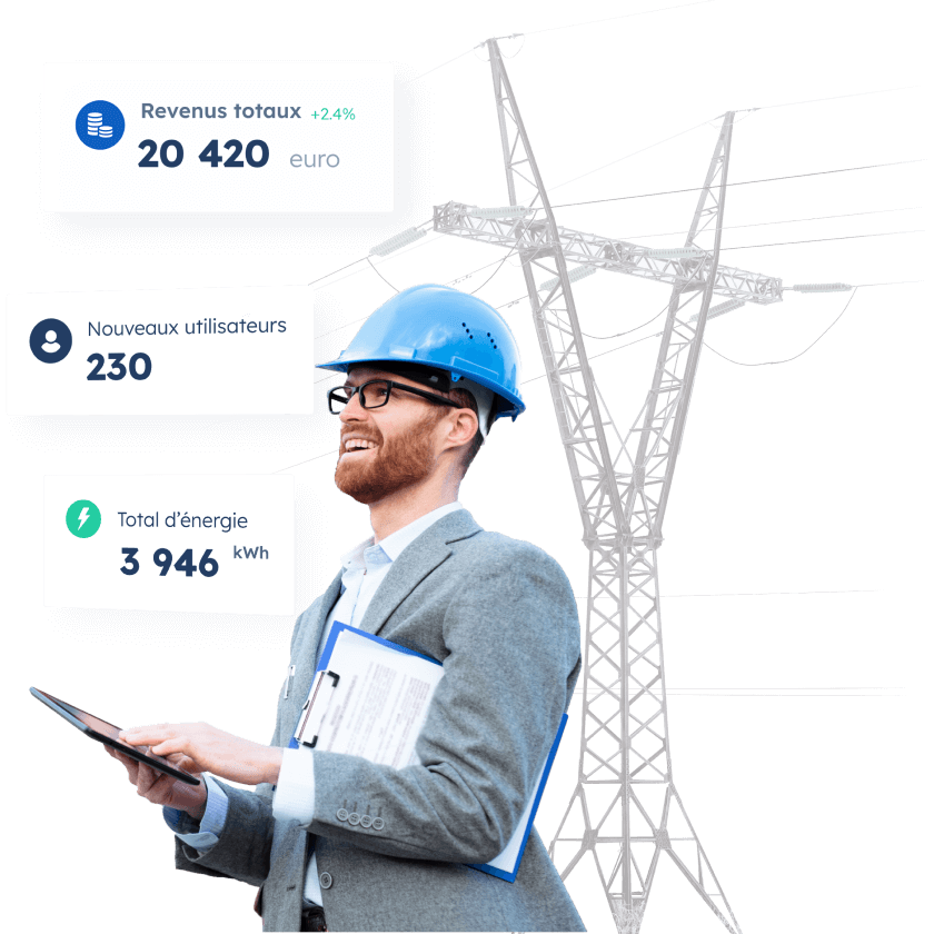 Plateforme de Recharge de VE pour les Sociétés du secteur de l'énergie Plateforme de Recharge de VE pour les Sociétés du secteur de l'énergie