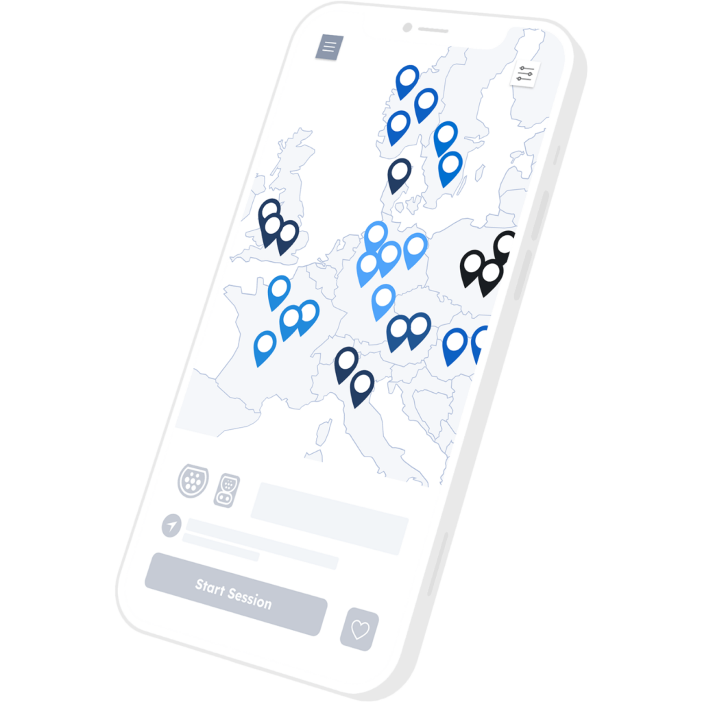 AMPECO EV roaming network app
