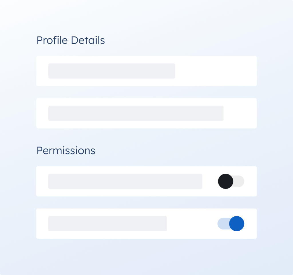 Illustration of partner profile capabilities
