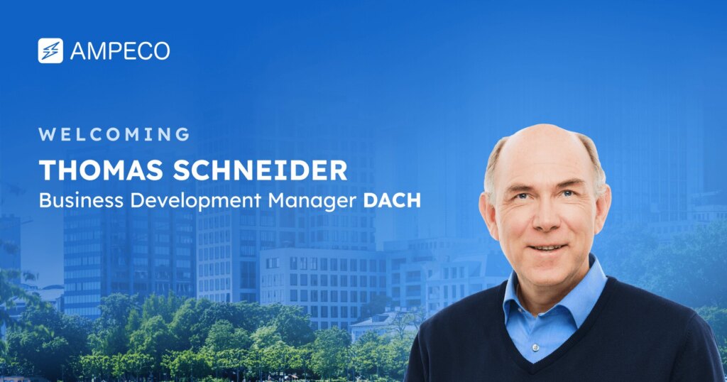 AMPECO welcomes Thomas Schneider as Business Development Manager DACH - We are happy to introduce Thomas Schneider, joining us as AMPECO’s Business Development Manager for the DACH region. Thomas will play a pivotal role in enhancing our operations within the German, Austrian and Swiss markets. 