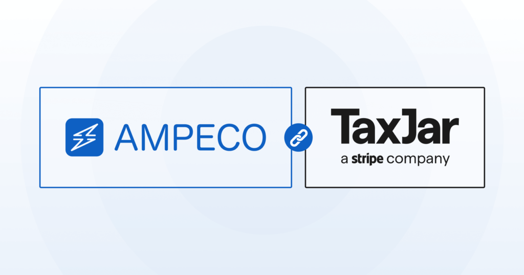 ampeco integrated with taxjar ampeco integrated with taxjar