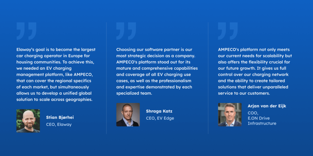 Image of AMPECO customer success stories Image of AMPECO customer success stories
