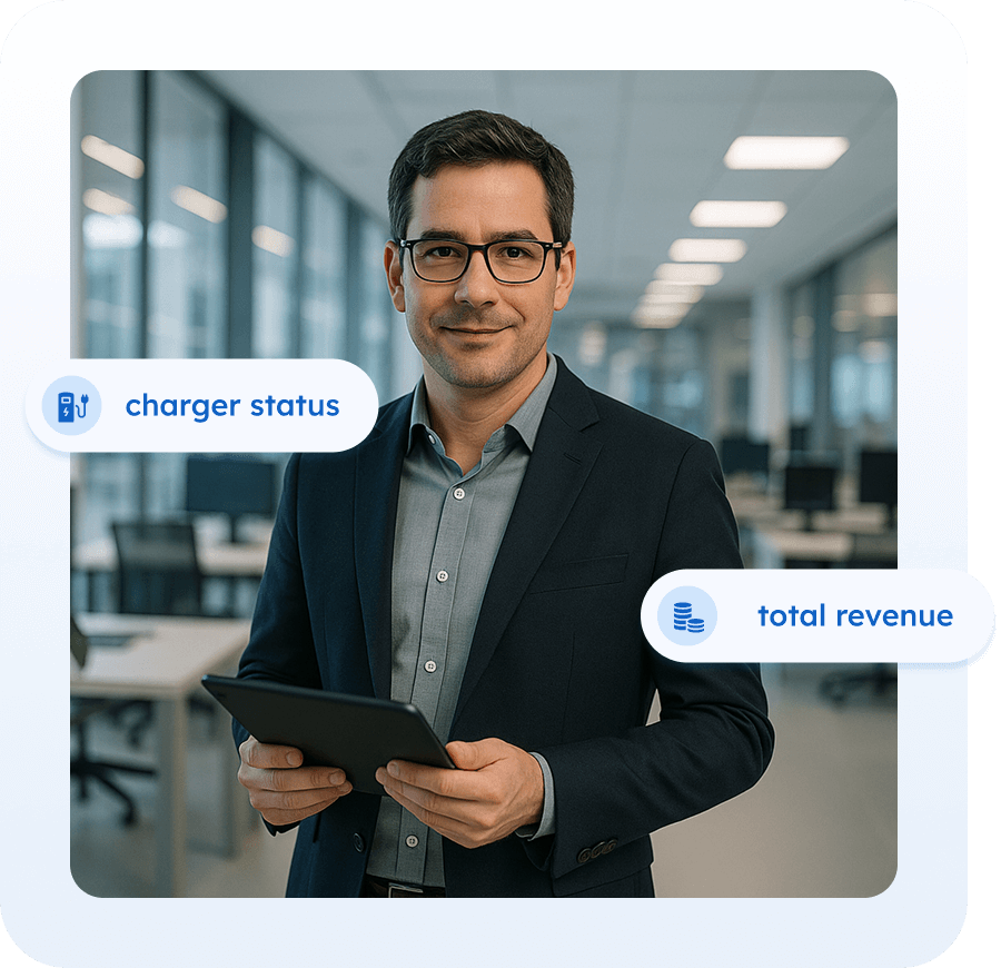 e-Mobility Service Provider (eMSP) - AMPECO's specialized software platform enables e-Mobility Service Providers to grow their service coverage, delight EV drivers with seamless experiences, and streamline operations through an integrated solution.