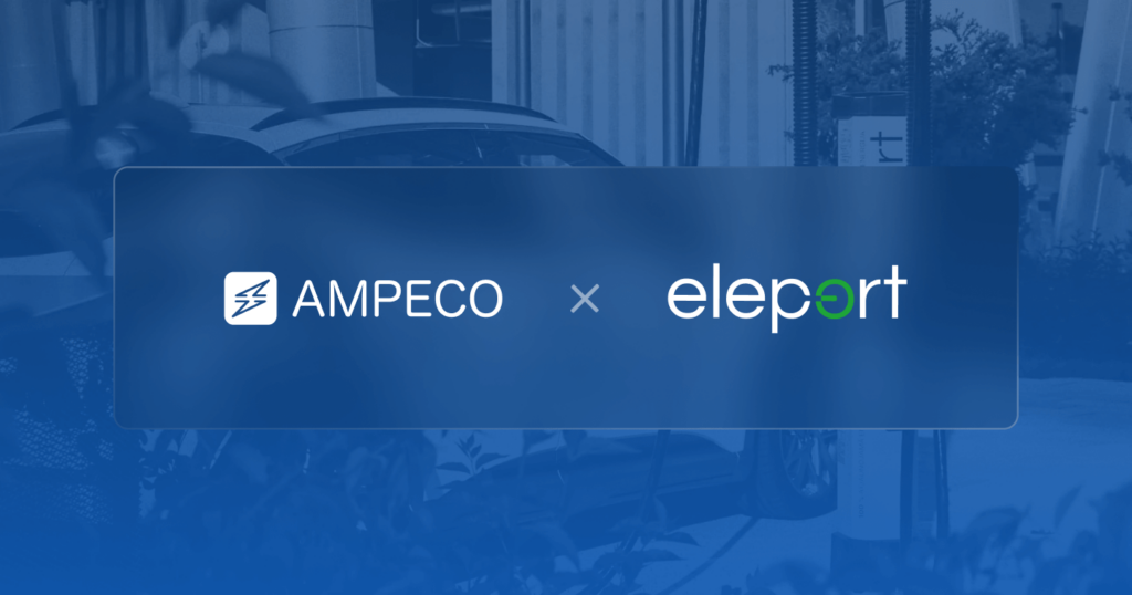 featured image of ampeco and eleport announcement