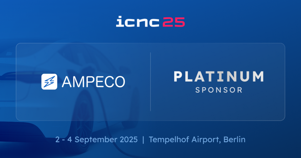 AMPECO Returns as the Platinum Sponsor of ICNC25 - Powering the EV Charging Ecosystem - We proudly announce that AMPECO will return as the Platinum sponsor of Intercharge Network Conference (ICNC) 2025, the leading global gathering for the EV charging industry, hosted by our partners at Hubject. This marks our second consecutive year in this role, reaffirming our ongoing commitment to supporting, shaping, and scaling the future of e-mobility.