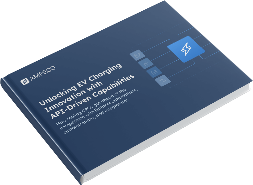 Mockup of the ebook "Unlocking EV Charging Innovation with API-Driven Capabilities"