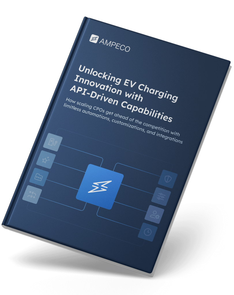 Mockup of the ebook "Unlocking EV Charging Innovation with API-Driven Capabilities"