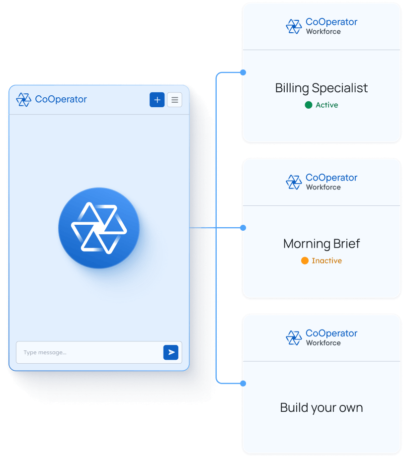 CoOperator - AI Agent for EV Charging Operations - You're already running a powerful network on AMPECO. CoOperator takes it further. Your embedded AI expert that understands your network, acts on your behalf, and keeps you in control at every step.