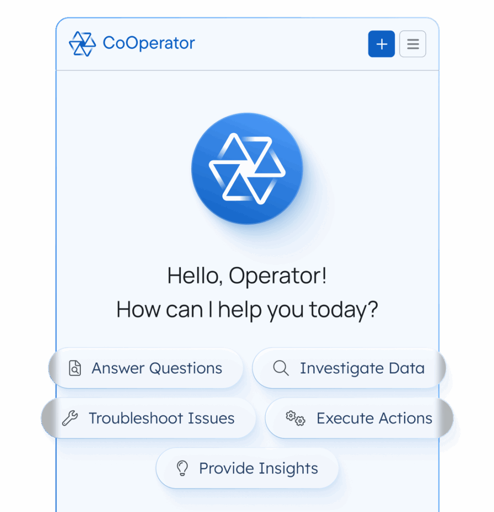 CoOperator - AI Agent for EV Charging Operations - You're already running a powerful network on AMPECO. CoOperator takes it further. Your embedded AI expert that understands your network, acts on your behalf, and keeps you in control at every step.