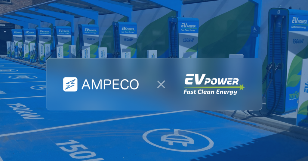 EV Power Selects AMPECO to Scale the UK's Largest Ultra-Rapid Charging Network - We're proud to announce that EV Power, the UK's largest ultra-rapid charging network, has selected AMPECO's EV charging management platform to support its national expansion. The partnership currently covers more than 2,800 charge points across 550+ charging locations. EV Power is the EV charging division of Motor Fuel Group (MFG), the UK's largest independent forecourt operator with approximately 1,200 sites across Great Britain. MFG has committed £400 million to 3,000 ultra-rapid chargers across 500 sites in the UK by 2030.