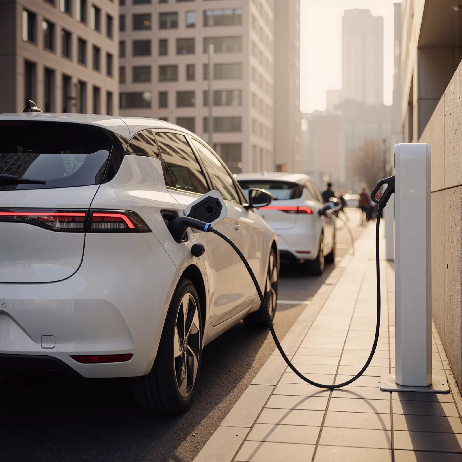 EV charging in an urban setting